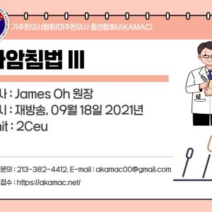 Sa-Am Acupuncture III (사암침법 III)