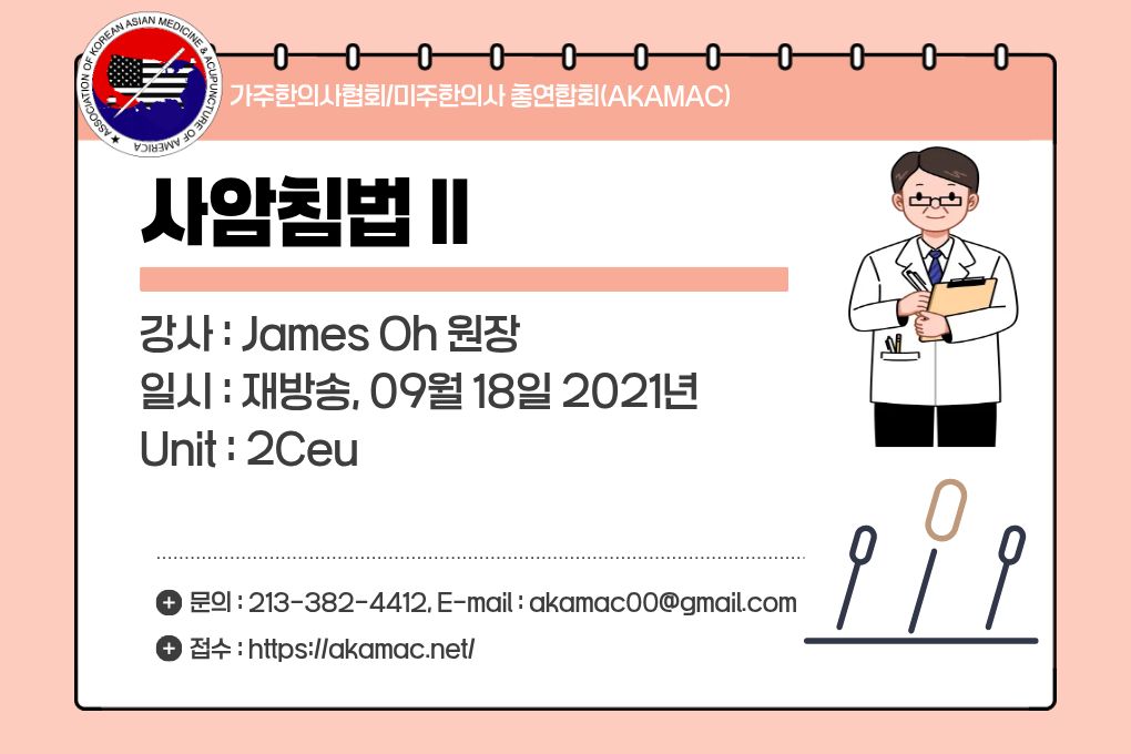 Sa-Am Acupuncture II (사암침법 II)