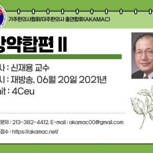 Herbal Prescription Bangyakhappyeon II(방약합편 II) (재)