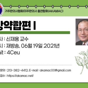 Herbal Prescription Bangyakhappyeon I(방약합편 I) (재)